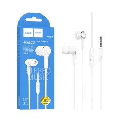 Hoco Universal Wired Earphones M104 Gamble with Microphone 3.5mm 1.2m White Hoco Universal Wired Earphones M104 Gamble with Microphone 3.5mm 1.2m White